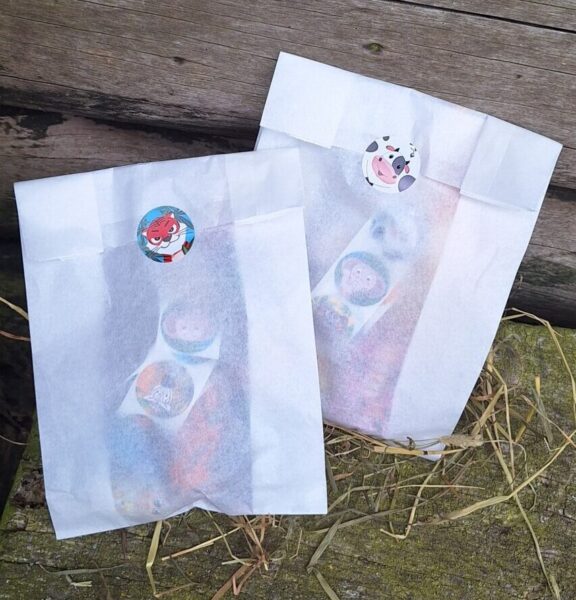 Ostertüte im Versteck